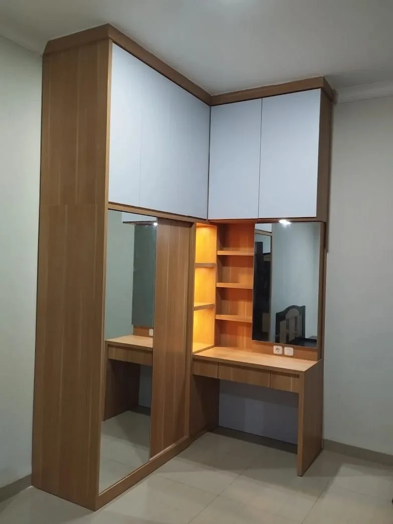 Baliem Design Interior melayani jasa design interior Palu untuk rumah, kitchen set, lemari custom, ruang tamu, kamar tidur, kantor, dan furnitur custom di Birobuli Selatan, Palu. - gambar 10
