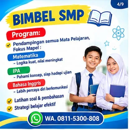Bimbingan Belajar Balikpapan | Bimbel TK, SD, SMP, SMA & Kursus Bahasa Inggris - gambar 4