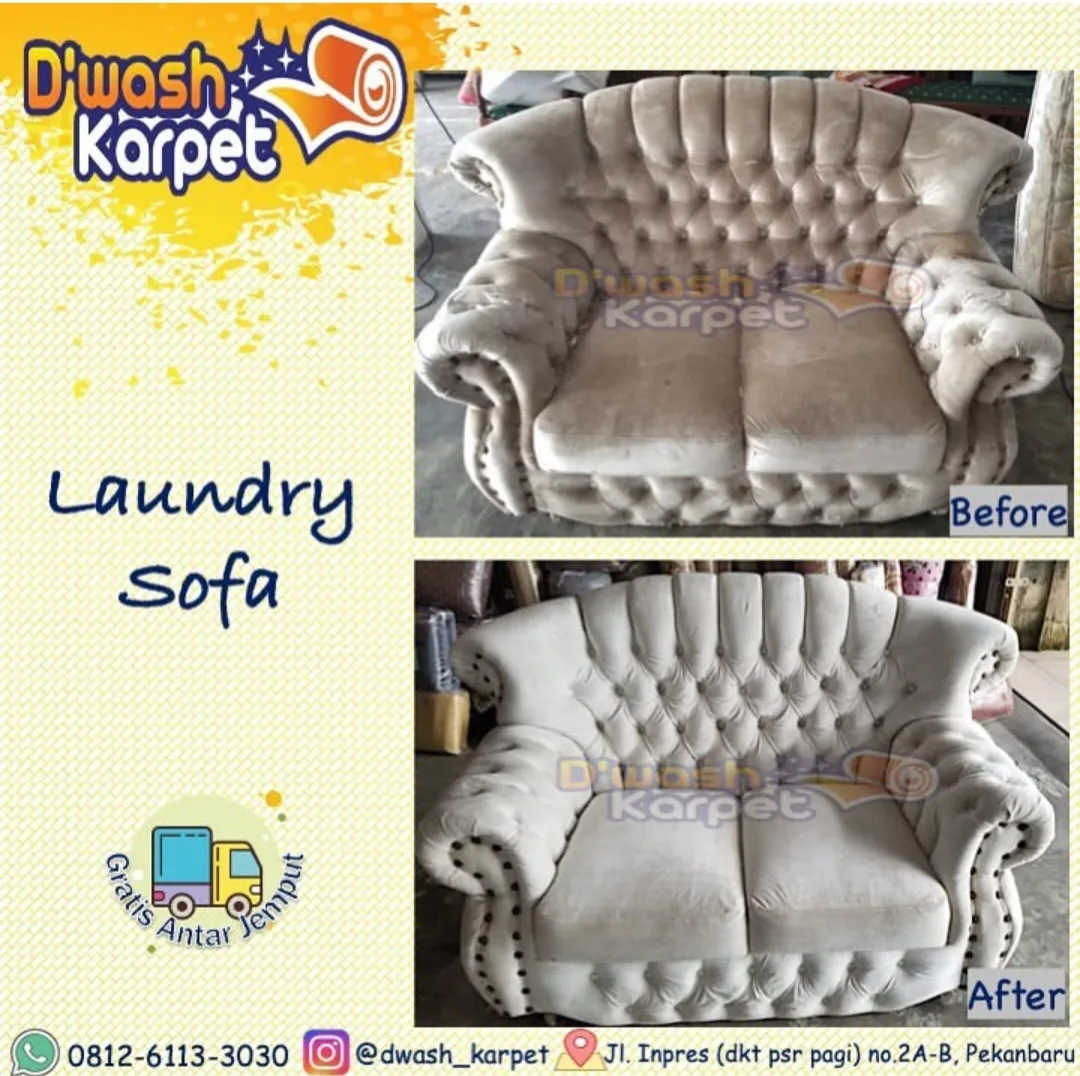 🧺✨ D-WASH LAUNDRY PEKANBARU Solusi Laundry Baju, Sofa, Bed Cover, Spring Bed & Gorden yang Praktis dan Profesional - gambar 9