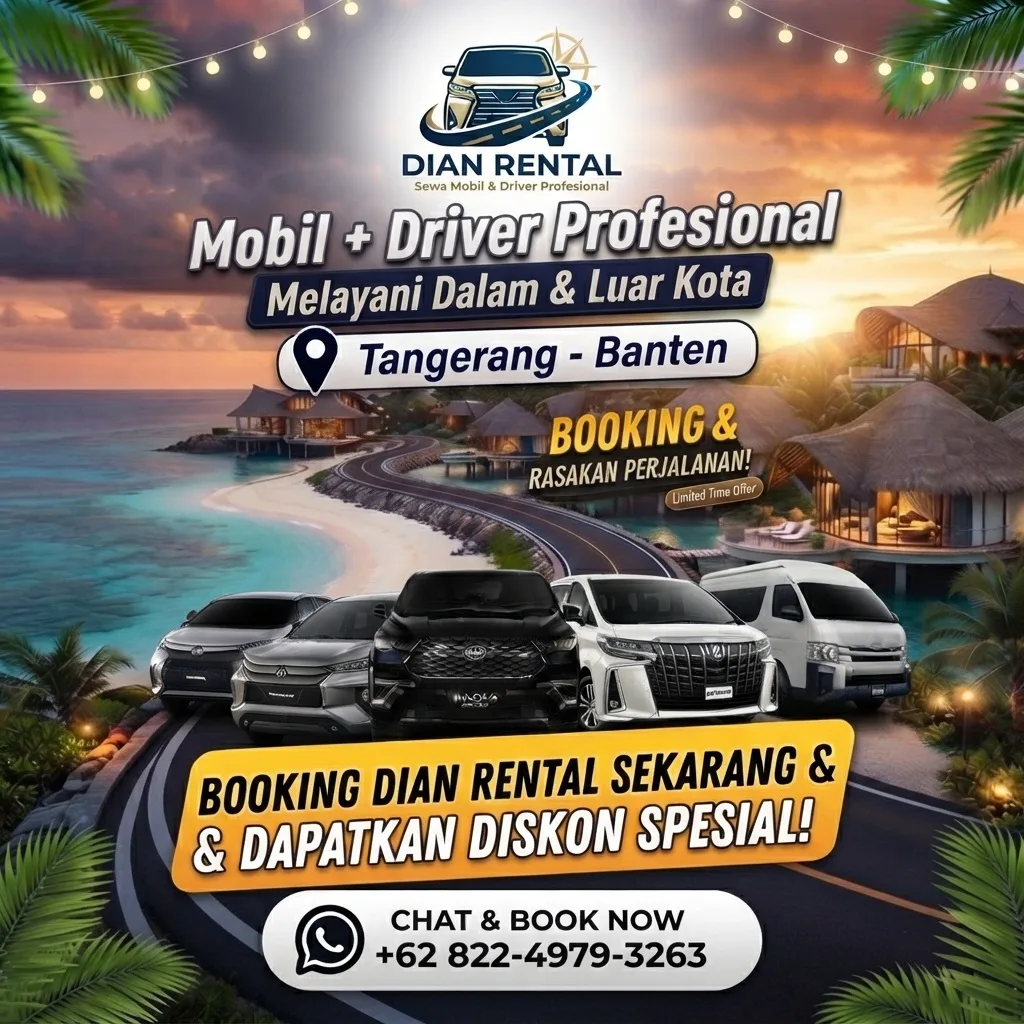 Dian Rental – Sewa Rental Mobil Harian Plus Driver, Luar Kota & Antar Jemput Bandara