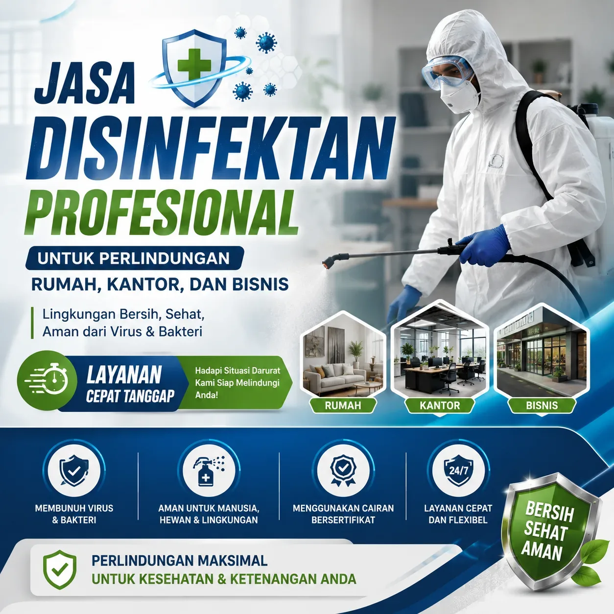 Disinfektan Palembang Profesional: Solusi Cepat untuk Lingkungan Bersih, Higienis, dan Nyaman