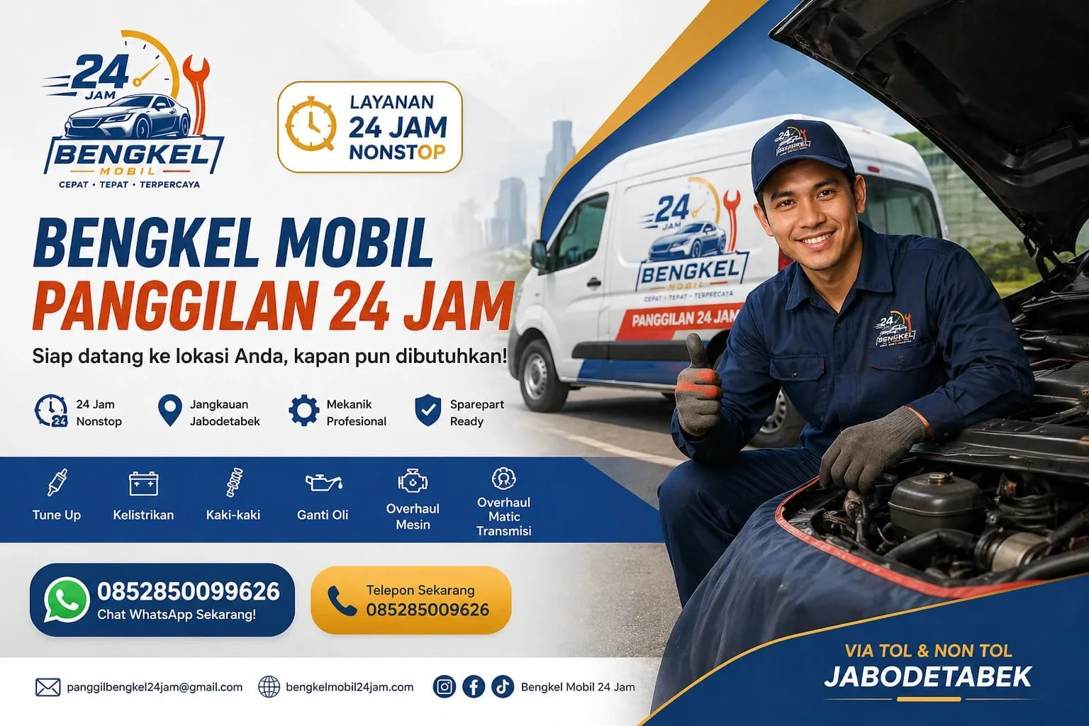 FN MOTOR AUTO SERVICE Jasa Service Mobil Panggilan 24 Jam Jabodetabek untuk Mobil Matic dan Manual - gambar 6
