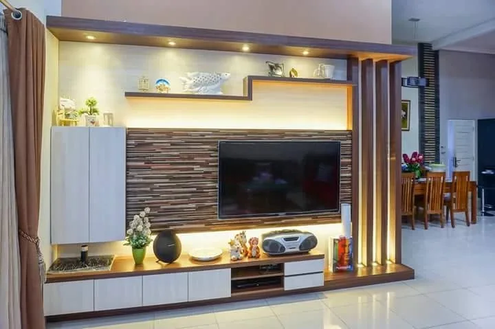 Gatori New Production - Workshop Interior Kendari melayani jasa interior rumah, kitchen set, lemari custom, ruang tamu, kamar tidur, plafon, partisi, dan furnitur custom.