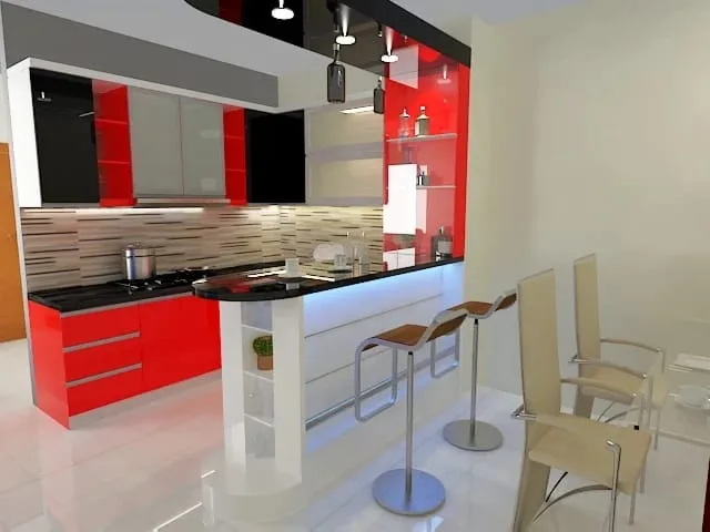 Gatori New Production - Workshop Interior Kendari melayani jasa interior rumah, kitchen set, lemari custom, ruang tamu, kamar tidur, plafon, partisi, dan furnitur custom. - gambar 5