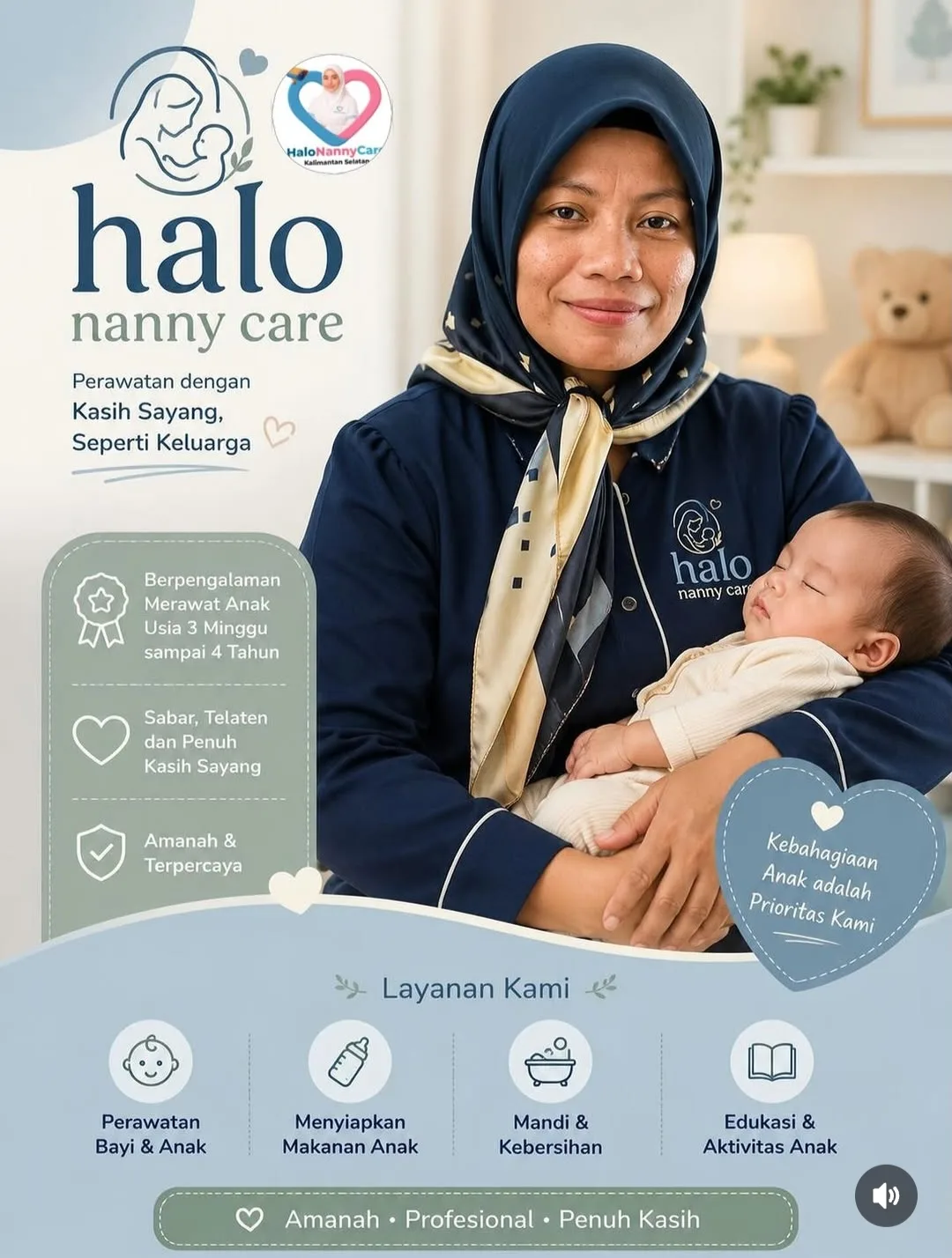 🌟 Halo Nanny Care Kalimantan Selatan – Partner Keluarga dalam Pengasuhan Anak, Baby Sitter dan Lansia - gambar 2
