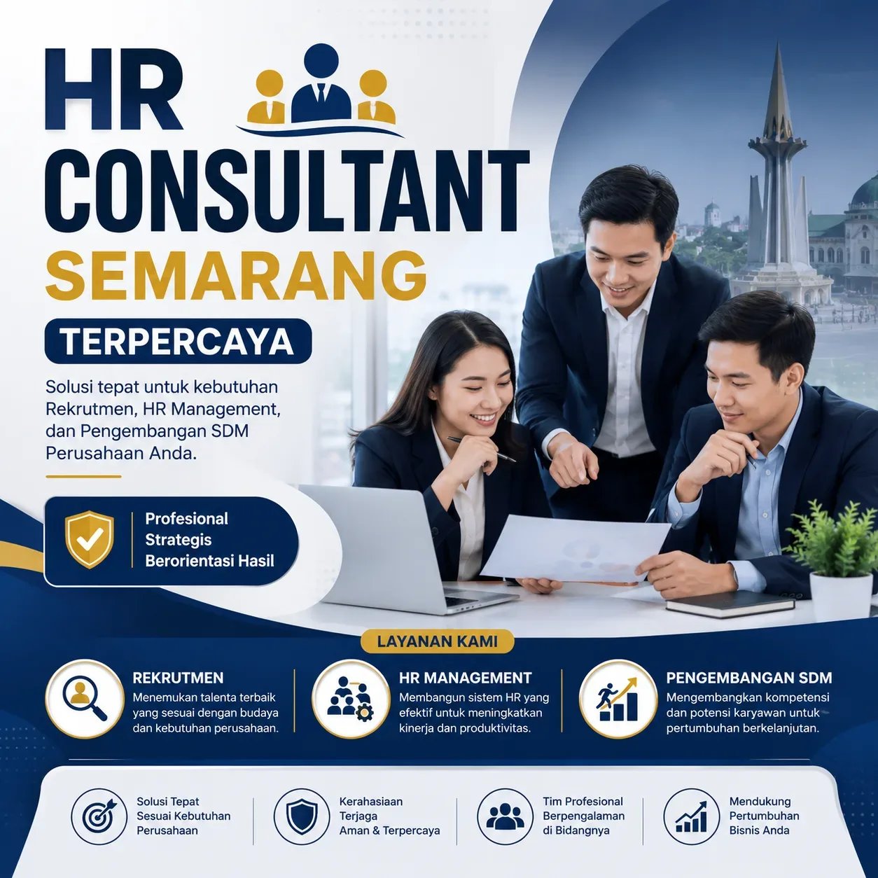 HR Consultant Semarang Terpercaya untuk Rekrutmen, HR Management, dan Pengembangan SDM Perusahaan