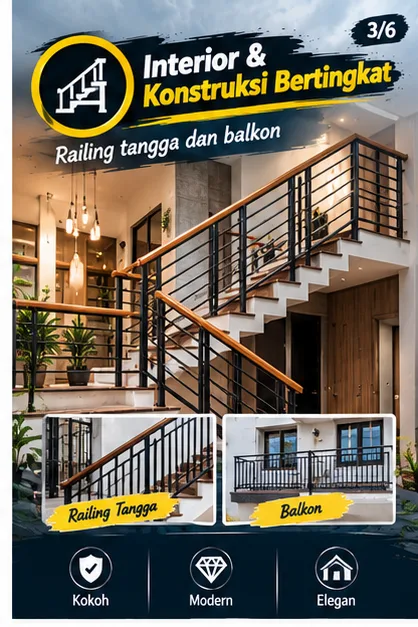 Jasa Bengkel Las Semarang | Junar Bisnis — Pagar, Kanopi, Teralis & Railing - gambar 3
