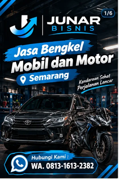 Jasa Bengkel Mobil dan Motor Semarang | Junar Bisnis - gambar 2