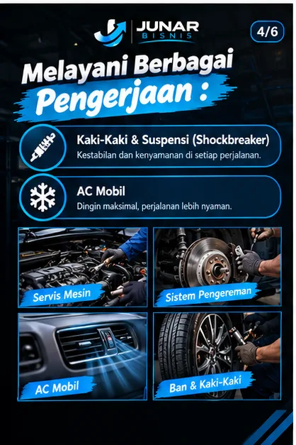 Jasa Bengkel Mobil dan Motor Semarang | Junar Bisnis - gambar 5