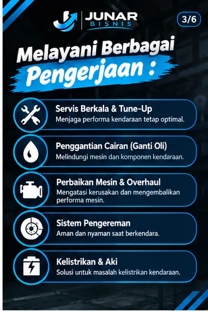 Jasa Bengkel Mobil dan Motor Semarang | Junar Bisnis - gambar 4