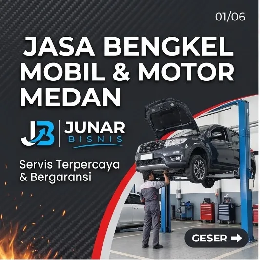 Jasa Bengkel Mobil & Motor Medan | Overhaul, Transmisi & Kaki-Kaki — Junar Bisnis
