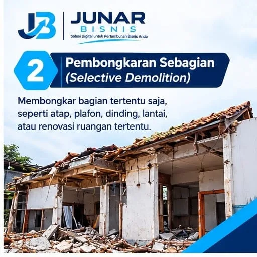 Jasa Bongkar Bangunan Bandung | Junar Bisnis – Demolition & Pembersihan - gambar 3