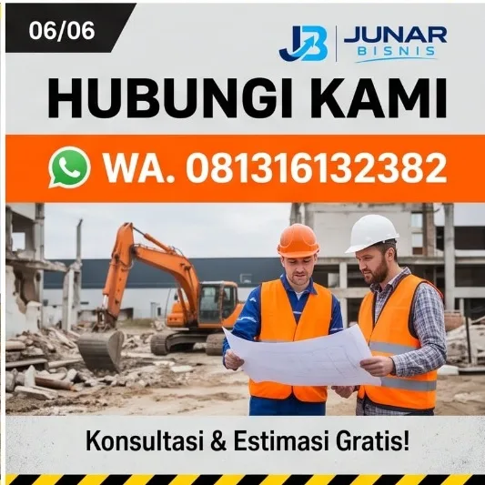 Jasa Bongkar Bangunan Medan untuk Rumah, Ruko & Lahan | Junar Bisnis - gambar 6