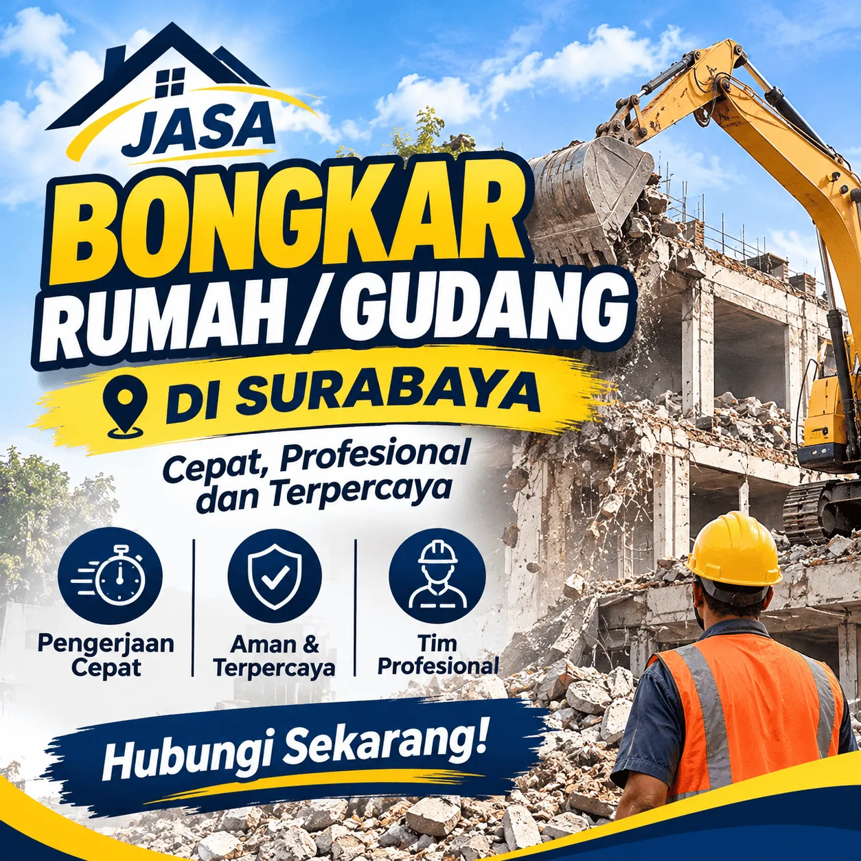 Jasa Bongkar Rumah & Gudang di Surabaya | Junar Bisnis