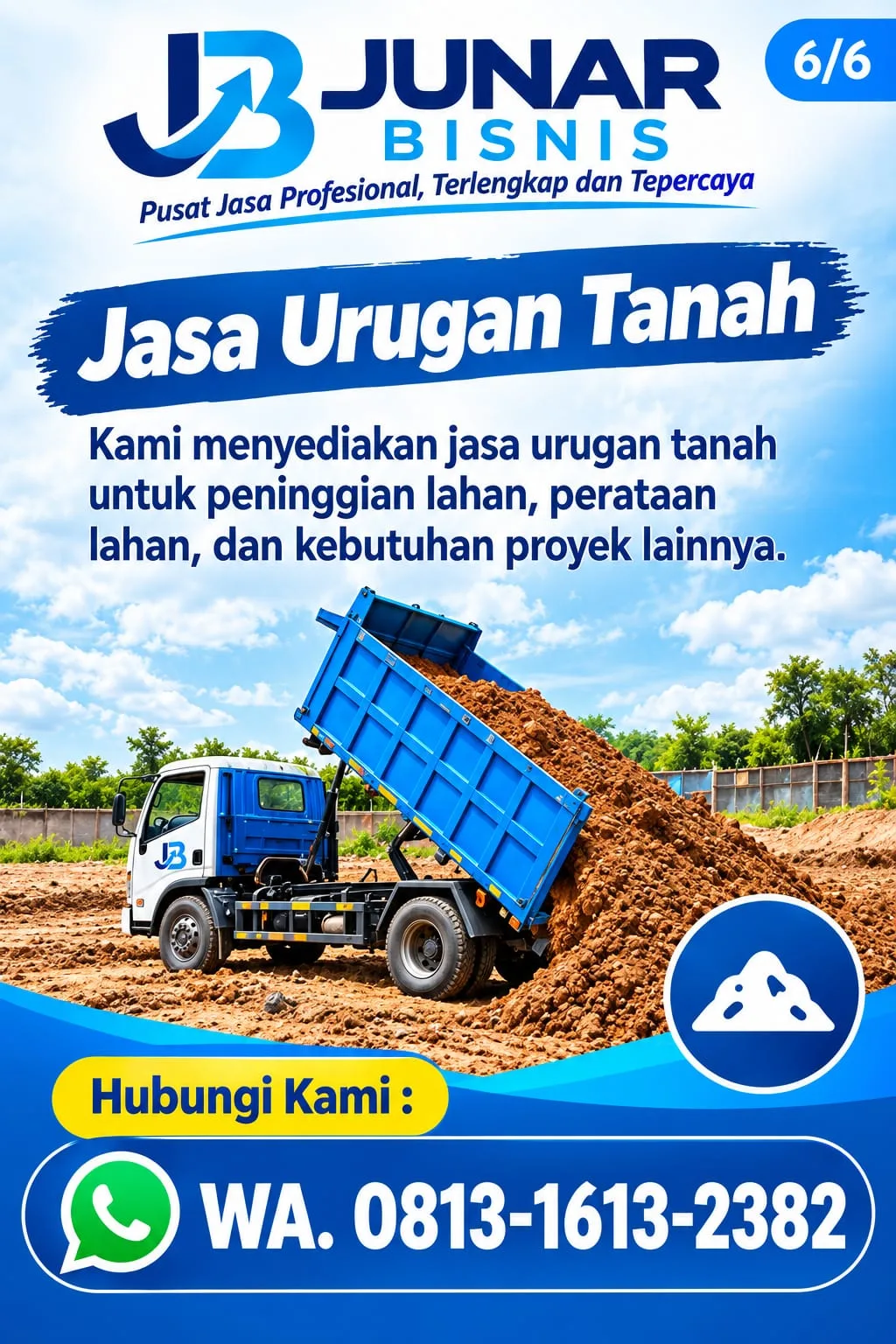 Jasa Buang Puing Tangerang, Sampah Proyek, Galian & Urugan Tanah - gambar 7