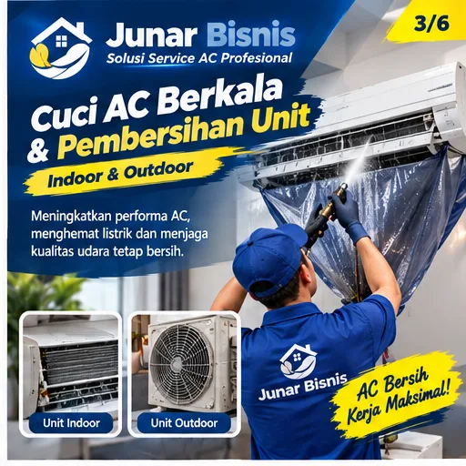 Jasa Cuci AC Palembang Bersih, Nyaman, Lebih Terawat - gambar 5