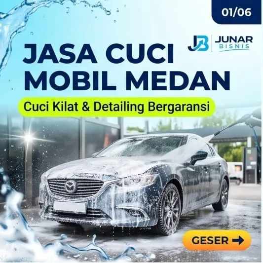 Jasa Cuci Mobil Medan | Eksterior, Vakum, Salon & Detailing — Junar Bisnis