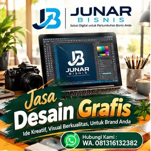 Jasa Desain Grafis Bandung – Logo, Konten, UI/UX & Motion | Junar Bisnis