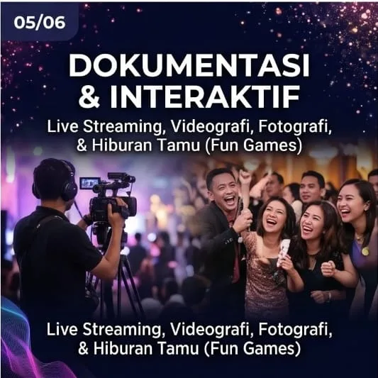 Jasa Entertainment Medan untuk Musik, MC & Dokumentasi | Junar Bisnis - gambar 5