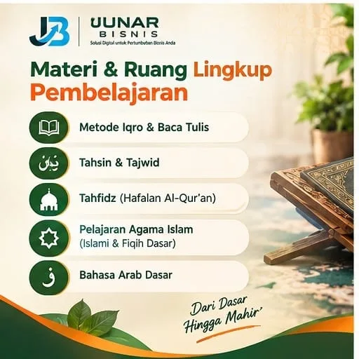 Jasa Guru Ngaji Bandung untuk Privat Rumah & Online | Junar Bisnis - gambar 4