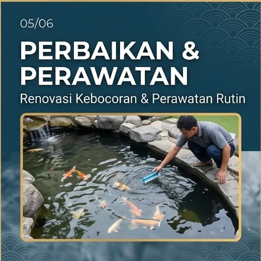 Jasa Kolam Koi Medan | Desain, Filtrasi & Perawatan — Junar Bisnis - gambar 5