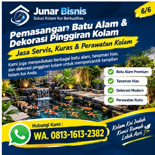 Jasa Kolam Koi Palembang - gambar 6