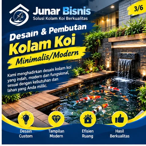 Jasa Kolam Koi Palembang - gambar 7