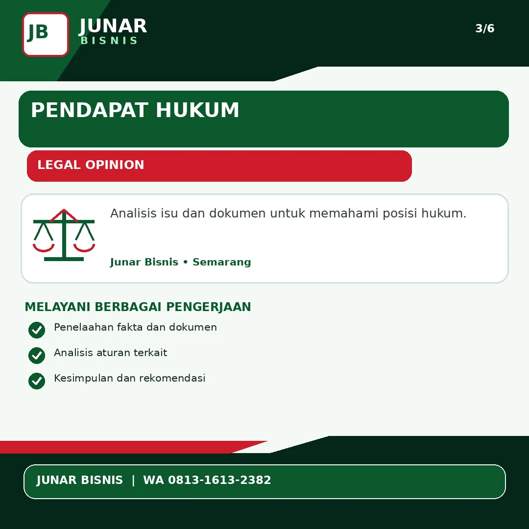 Jasa Konsultan Hukum Semarang untuk Bisnis | Junar Bisnis< - gambar 4