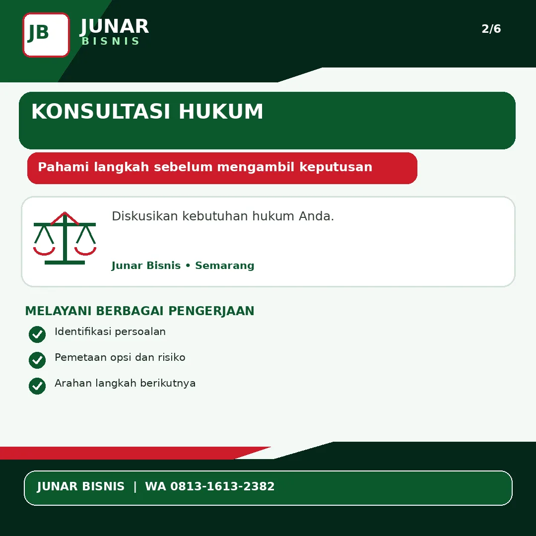 Jasa Konsultan Hukum Semarang untuk Bisnis | Junar Bisnis< - gambar 3