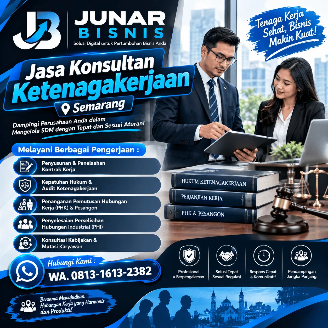 Jasa Konsultan Ketenagakerjaan Semarang | Junar Bisnis