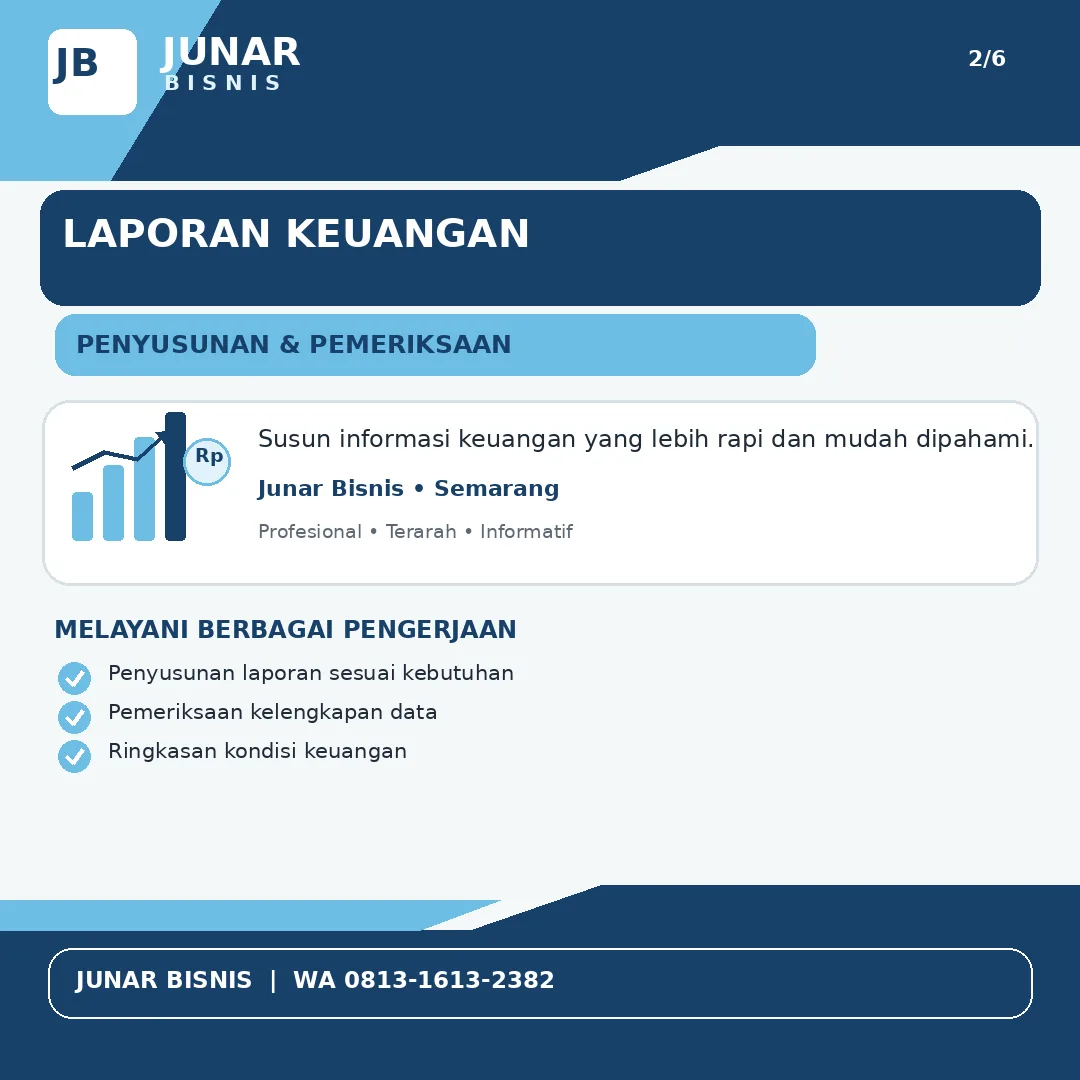 Jasa Konsultan Keuangan Semarang untuk Bisnis | Junar Bisnis - gambar 3