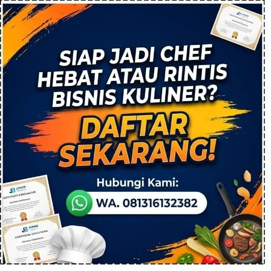 Jasa Kursus Masak Medan | Kelas Kuliner, Menu Nusantara & Short Course — Junar Bisnis - gambar 6