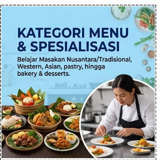 Jasa Kursus Masak Medan | Kelas Kuliner, Menu Nusantara & Short Course — Junar Bisnis - gambar 4