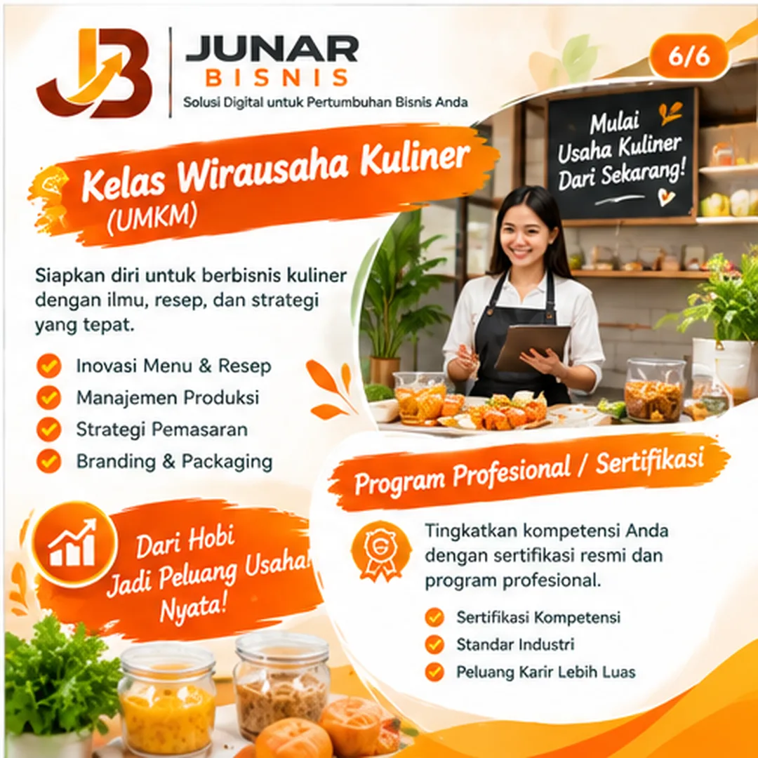 Jasa Kursus Masak Semarang | Junar Bisnis - gambar 7