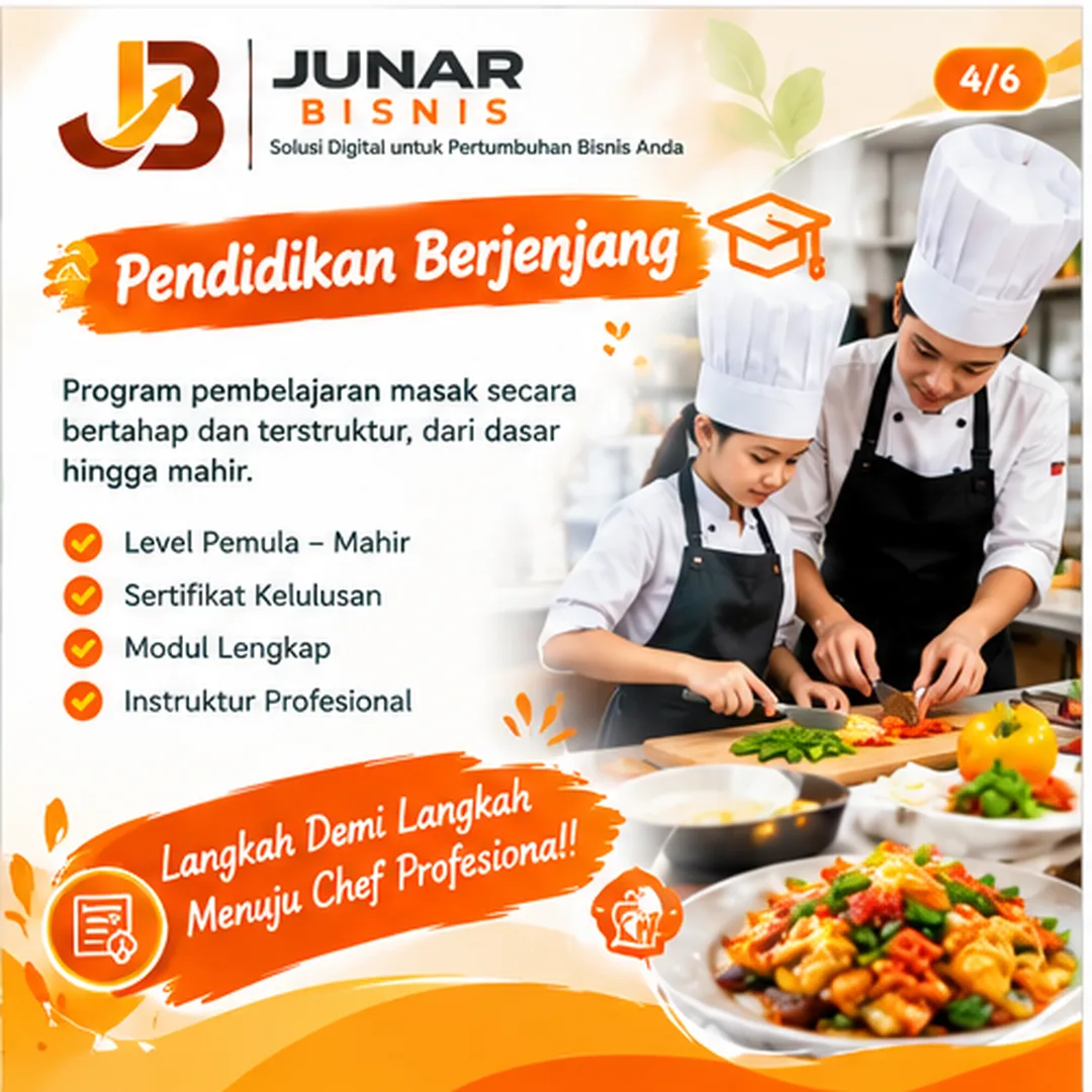 Jasa Kursus Masak Semarang | Junar Bisnis - gambar 5