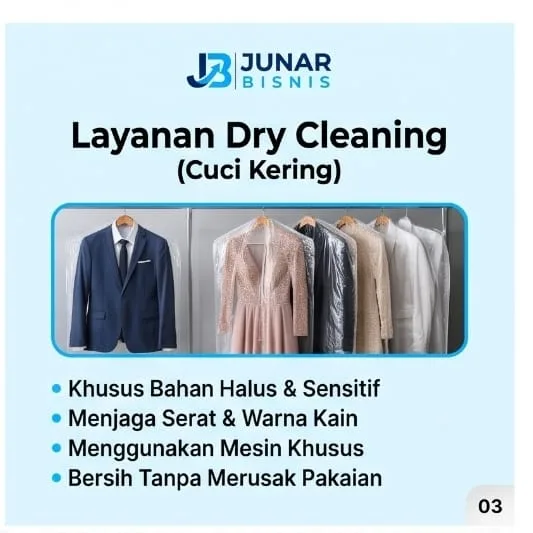 Jasa Laundry dan Dry Cleaning Medan | Laundry Kiloan, Cuci Kering & Perawatan Tekstil — Junar Bisnis - gambar 2