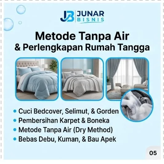 Jasa Laundry dan Dry Cleaning Medan | Laundry Kiloan, Cuci Kering & Perawatan Tekstil — Junar Bisnis - gambar 5