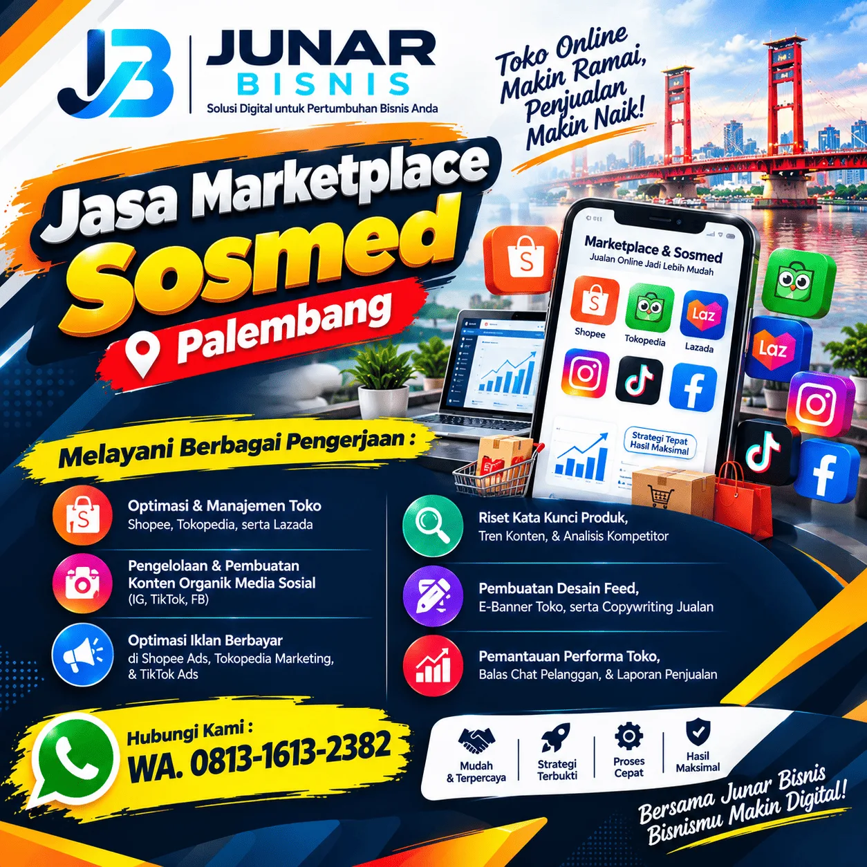 Jasa Marketplace Sosmed Palembang untuk Bisnis yang Ingin Maju