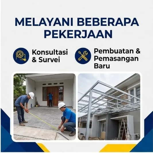 Jasa Pasang Kanopi Bandung | Junar Bisnis – Custom, Baru & Renovasi - gambar 2
