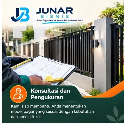 Jasa Pasang Pagar Bandung | Junar Bisnis – Custom, Gerbang & Renovasi - gambar 3