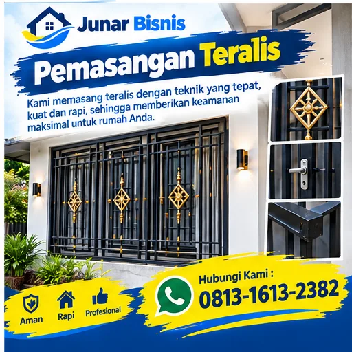 Jasa Pasang Teralis Palembang: Rapi, Fungsional, dan Dirancang Sesuai Kebutuhan - gambar 2