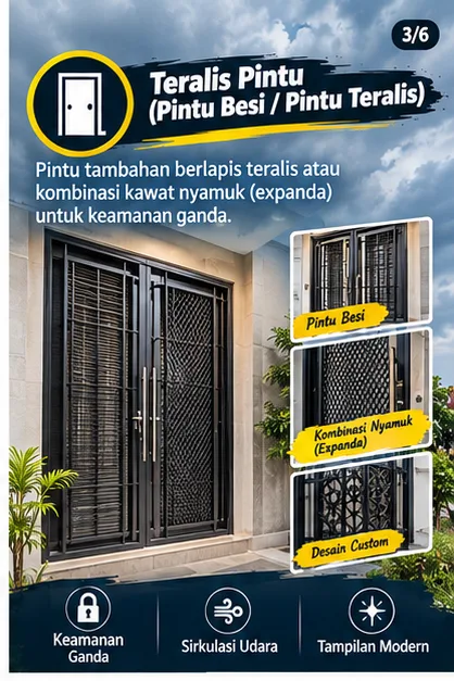 Jasa Pasang Teralis Semarang | Junar Bisnis — Jendela, Pintu, Pagar & Railing - gambar 3