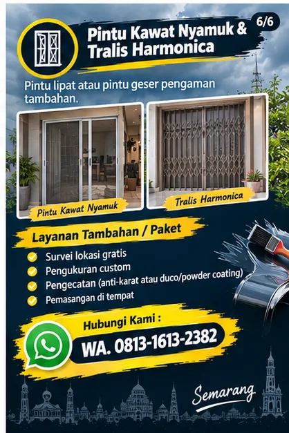 Jasa Pasang Teralis Semarang | Junar Bisnis — Jendela, Pintu, Pagar & Railing - gambar 6