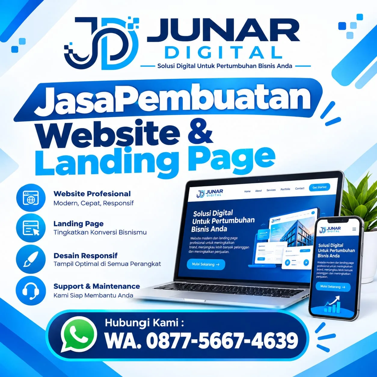 Jasa Pembuatan Website & Digital Marketing Agency | Junar Digital