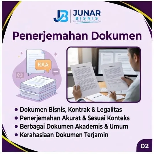 Jasa Penerjemah Medan | Dokumen, Tersumpah, Juru Bahasa & Legalisasi — Junar Bisnis - gambar 2