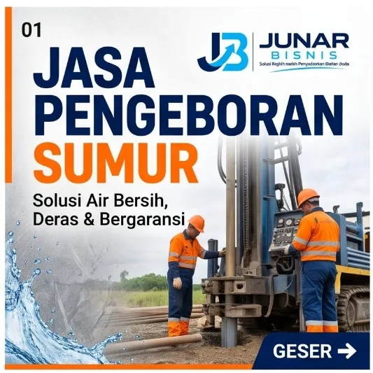 Jasa Pengeboran Sumur Medan | Pembuatan Sumur Bor & Infrastruktur Air — Junar Bisnis