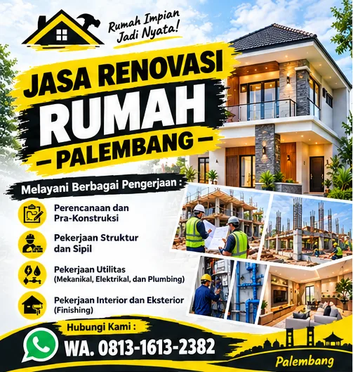 Jasa Renovasi Rumah Palembang