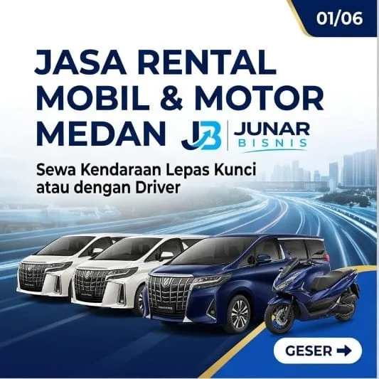 Jasa Rental Mobil & Motor Medan | Antar-Jemput, Wedding Car & Korporat — Junar Bisnis