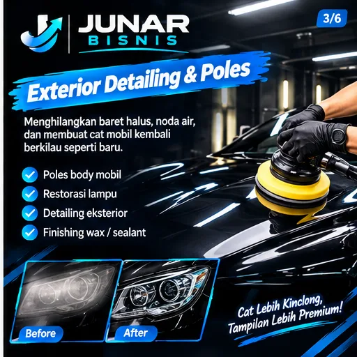Jasa Salon & Audio Mobil Semarang | Junar Bisnis - gambar 4