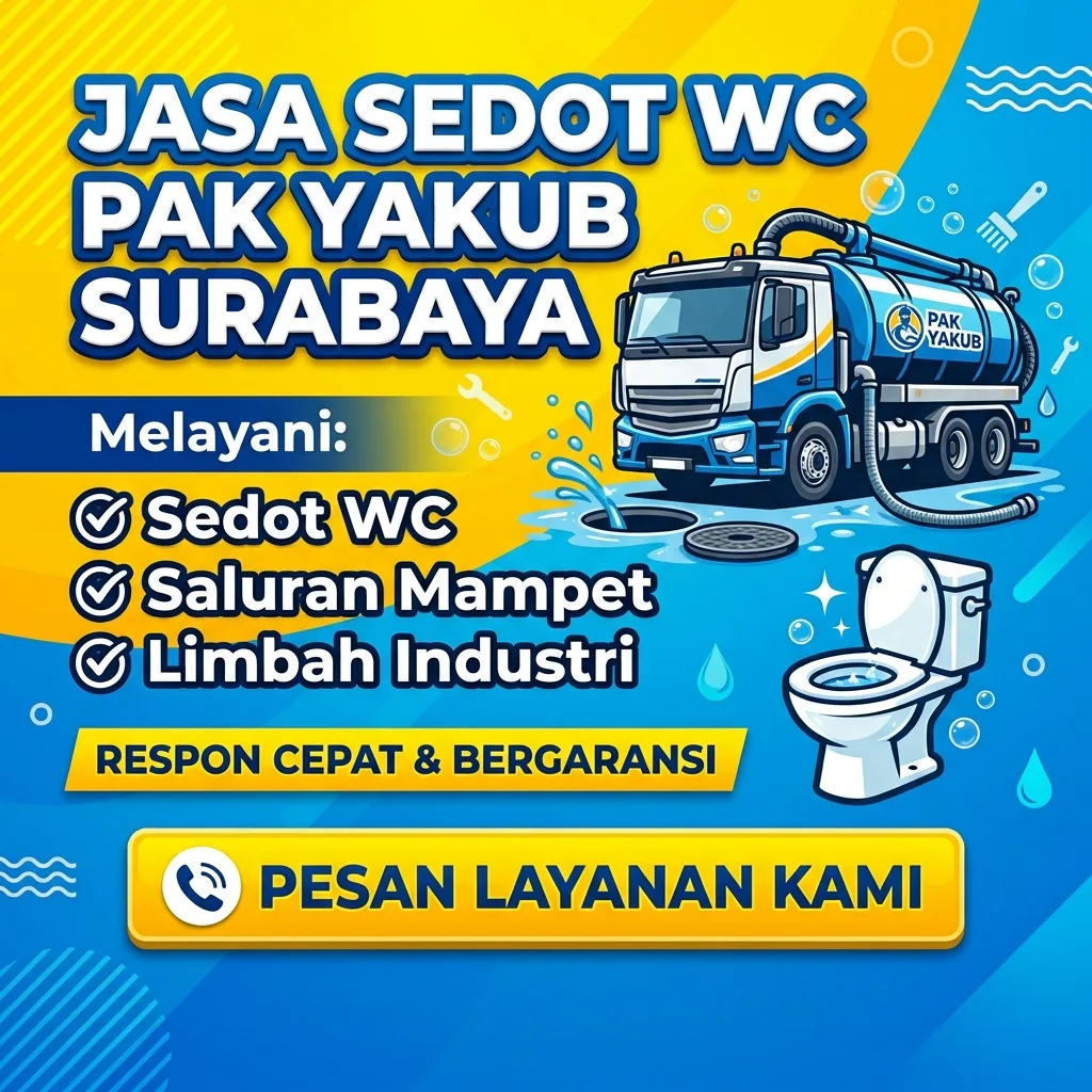 Jasa Sedot WC Pak Yakub Surabaya | Sedot Septic Tank & WC Mampet